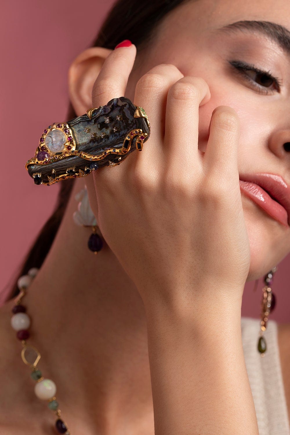 SYLVIE CORBELIN-Cache Dans La Nuit Ring-YELLOW GOLD