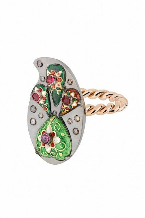 SYLVIE CORBELIN-Petite Ensorceleuse Ring-YELLOW GOLD