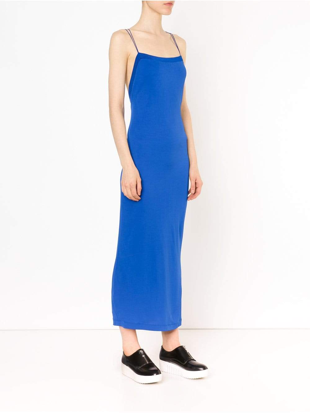 T BY ALEXANDER WANG-Open Back Long Dress-