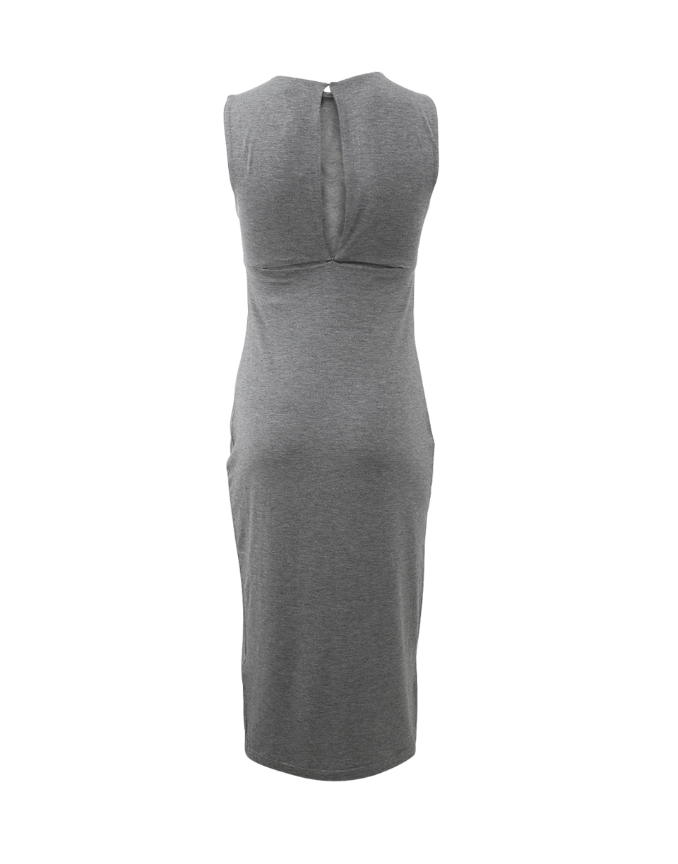 T BY ALEXANDER WANG-Back Cut Out Fitted Dress-