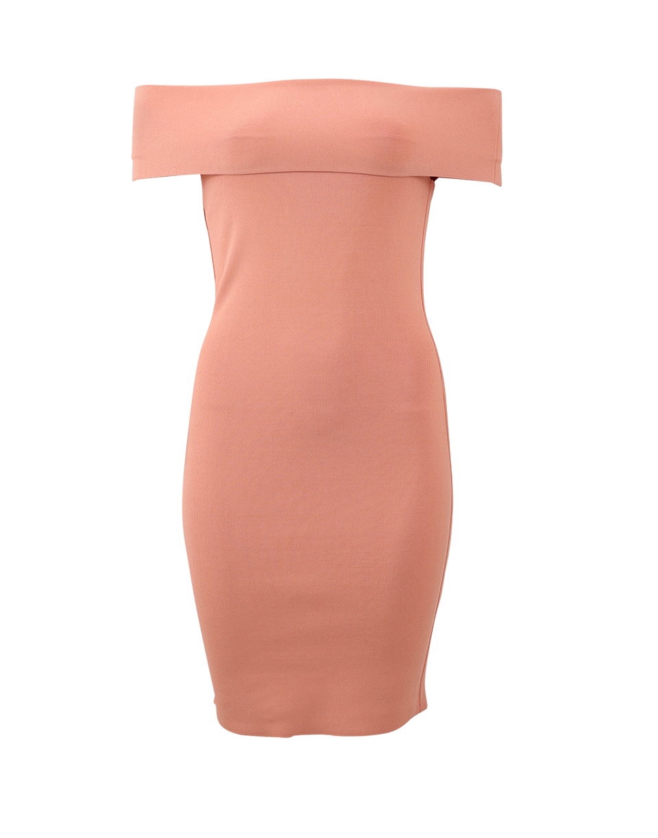 T BY ALEXANDER WANG-Off Shoulder Fitted Dress-