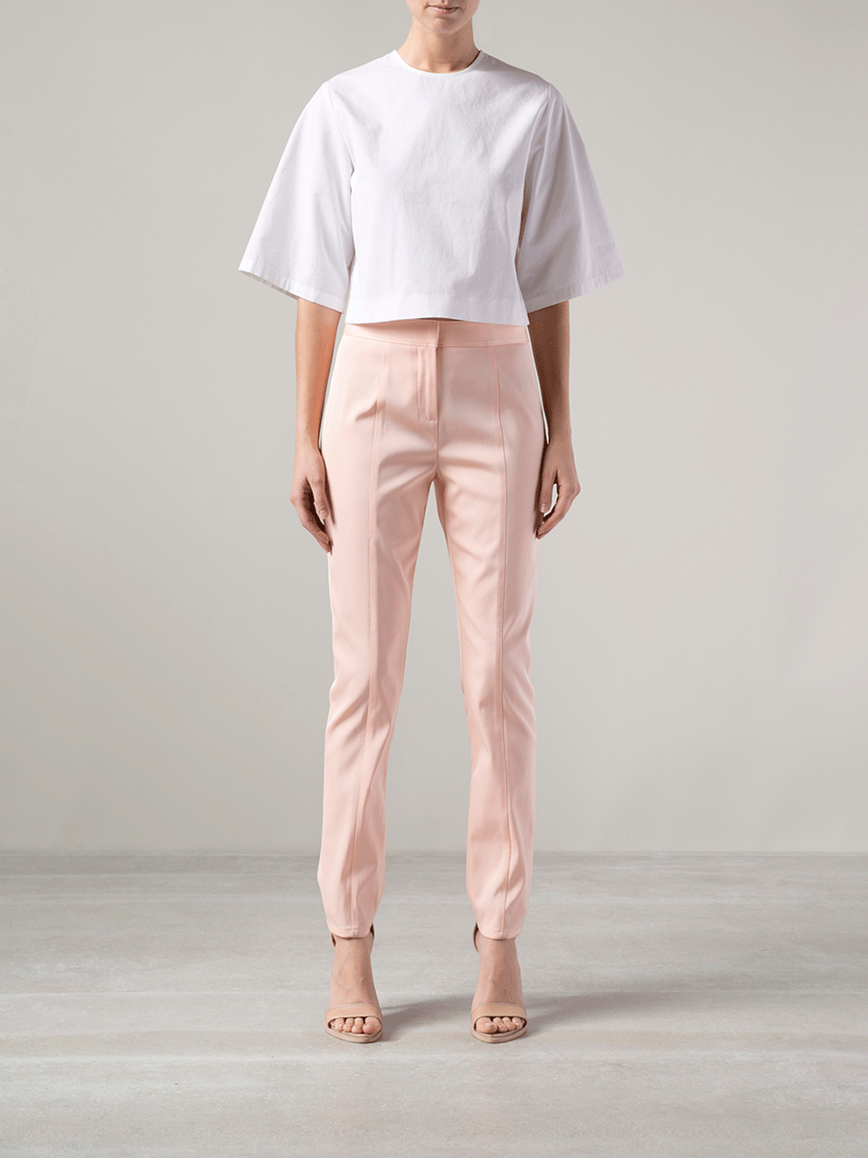 T BY ALEXANDER WANG-Fitted Skinny Pant-