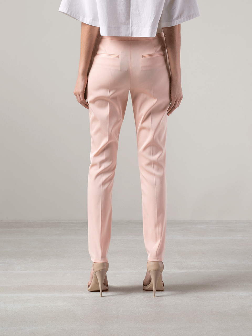 T BY ALEXANDER WANG-Fitted Skinny Pant-