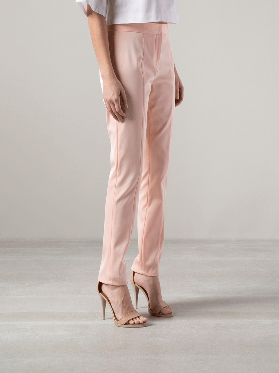 T BY ALEXANDER WANG-Fitted Skinny Pant-