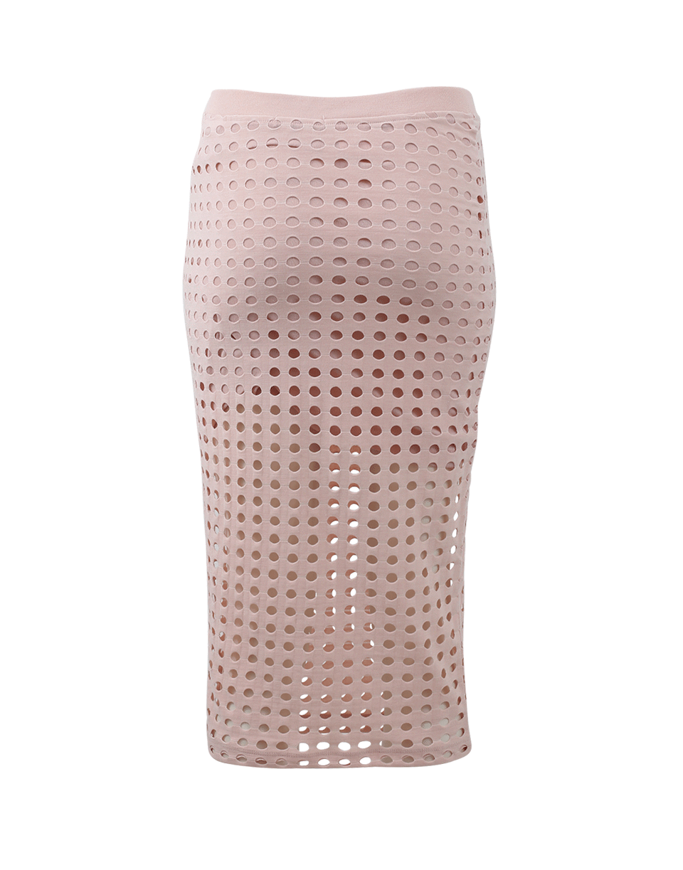 T BY ALEXANDER WANG-Circular Hole Pencil Skirt-