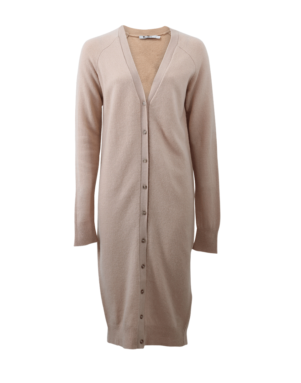 T BY ALEXANDER WANG-Floor Length Cardigan Dress-