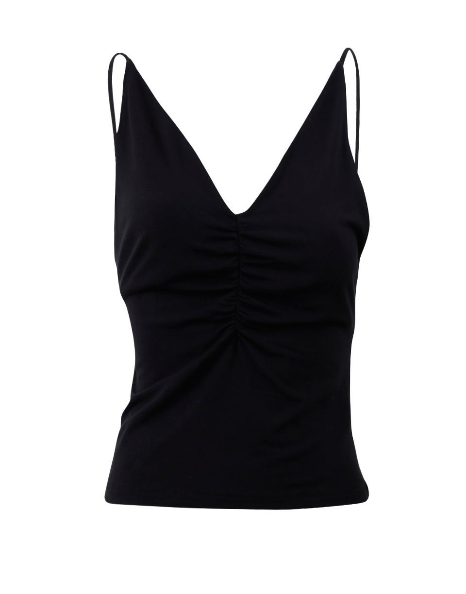 T BY ALEXANDER WANG-Micro Modal Shirred Front Cami-