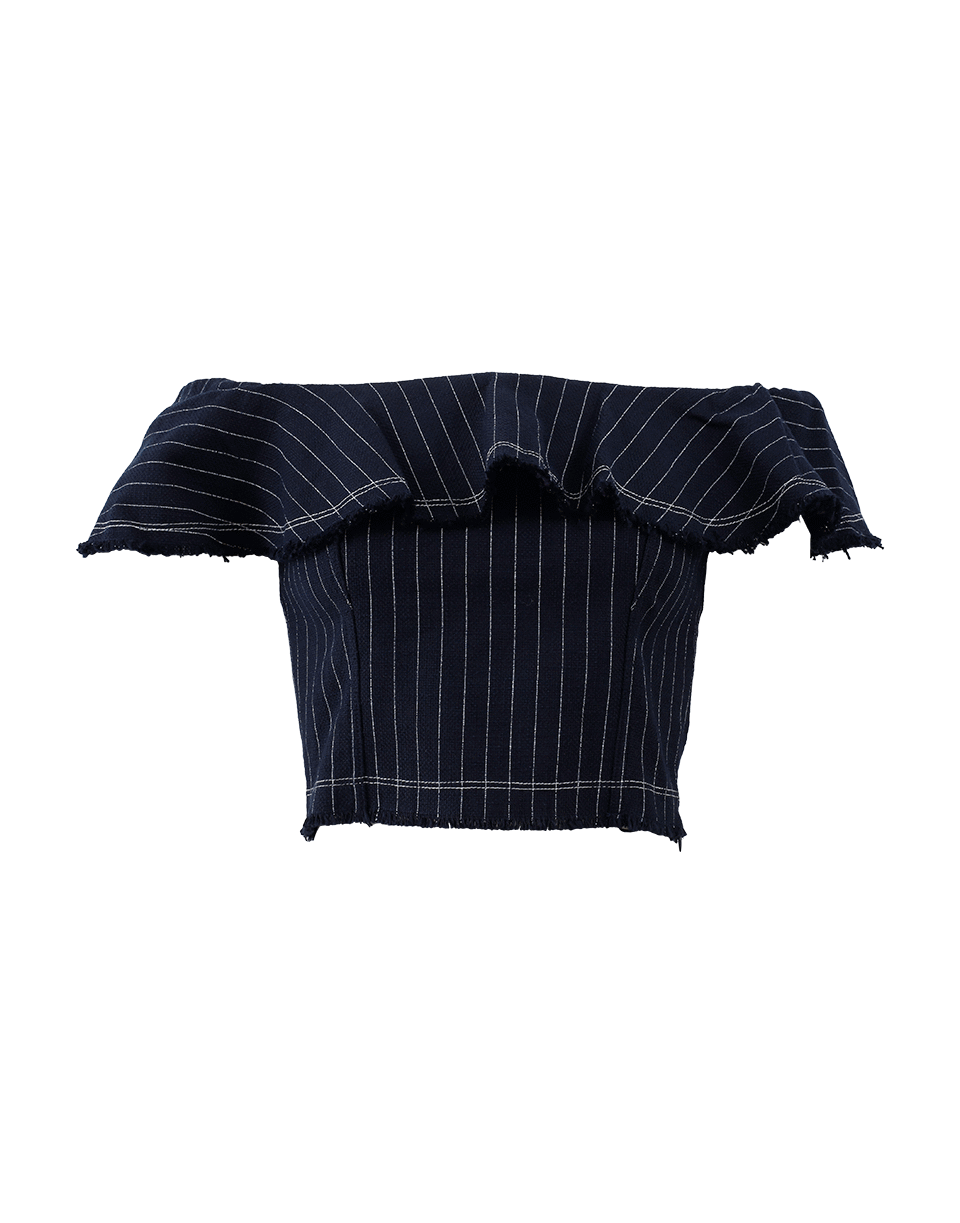 T BY ALEXANDER WANG-Off Shoulder Crop Top-