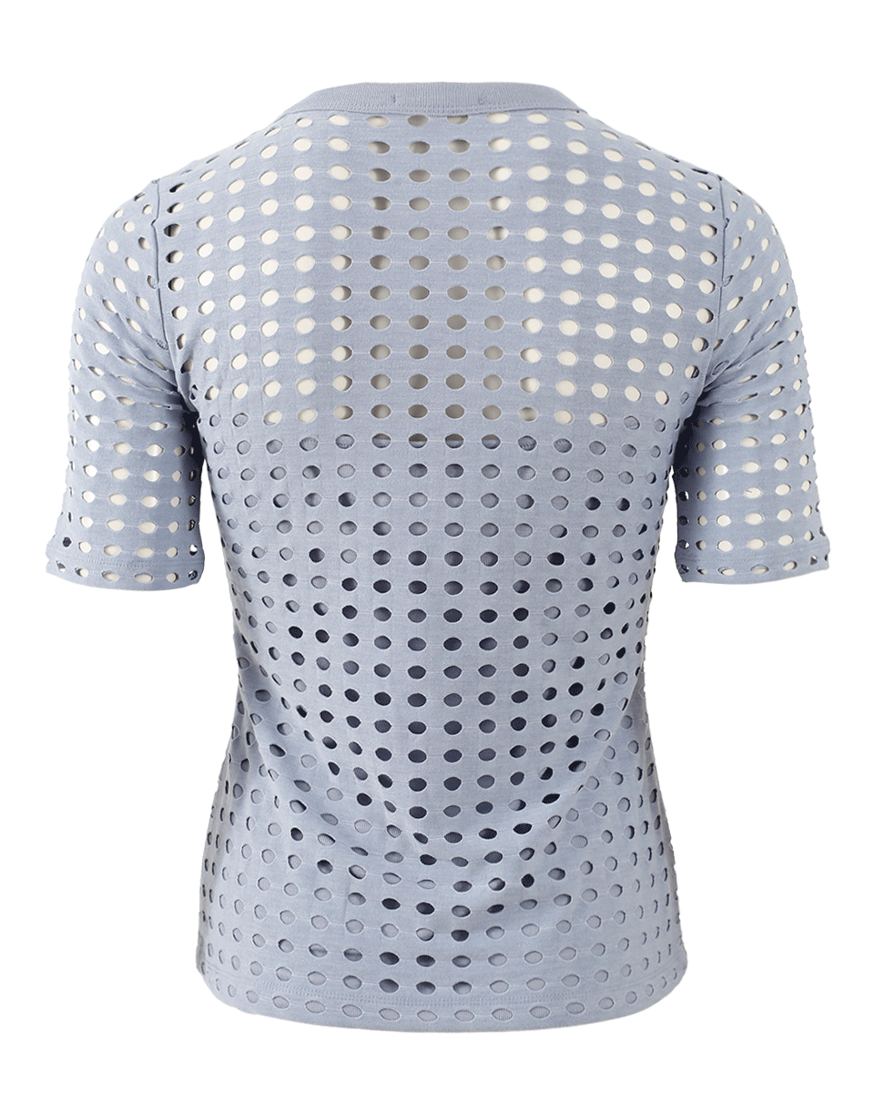 T BY ALEXANDER WANG-Circular Hole Jacquard Top-