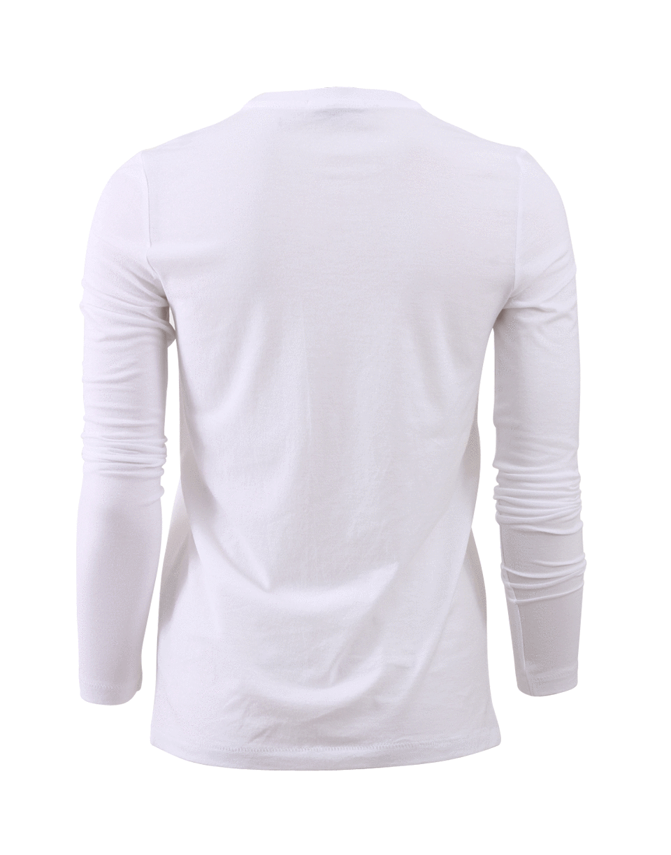 T BY ALEXANDER WANG-Long-Sleeve Cotton Tee-