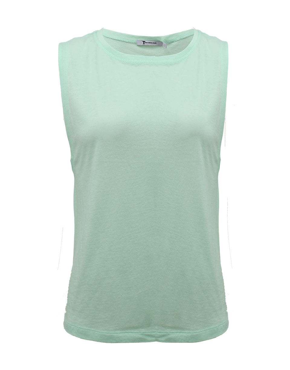 T BY ALEXANDER WANG-Cropped Muscle Tee-