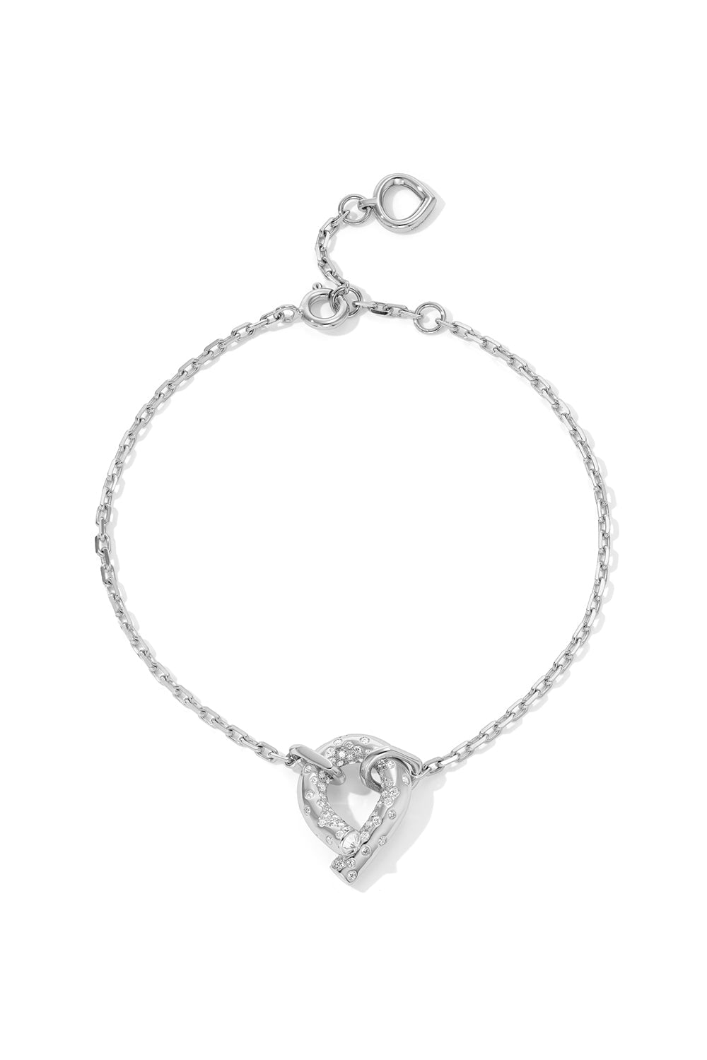 TABAYER-Oera Mono Link Bracelet-WHITE GOLD