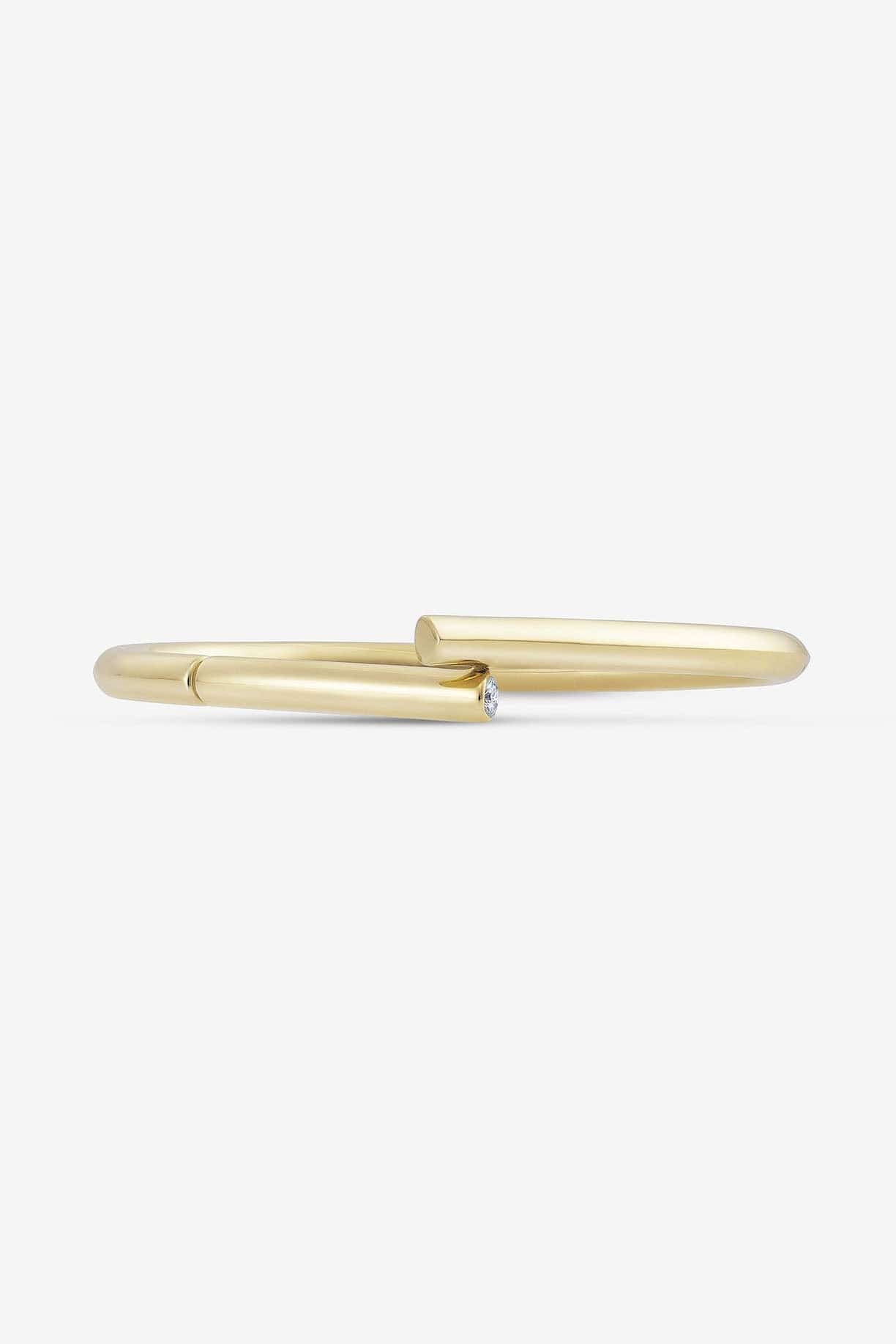 TABAYER-Yellow Gold Diamond Oera Bracelet - 15.5-YELLOW GOLD