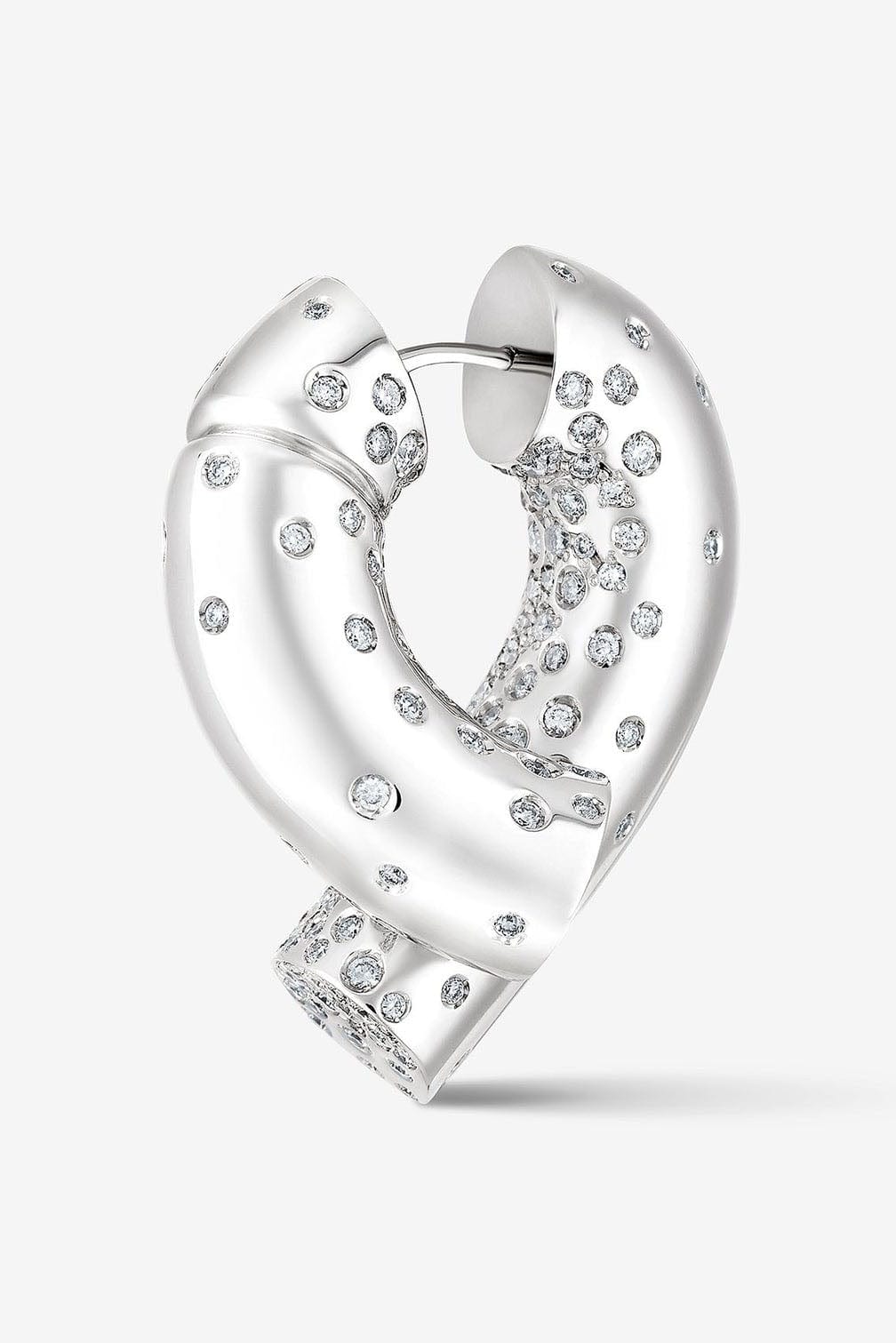 TABAYER-White Gold Large Pave Diamond Oera Hoop Earrings-WHITE GOLD