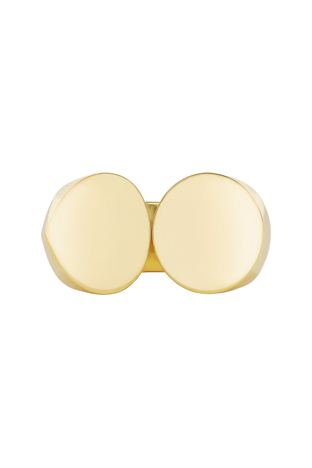 TABAYER-Slanted Oera Ring-YELLOW GOLD