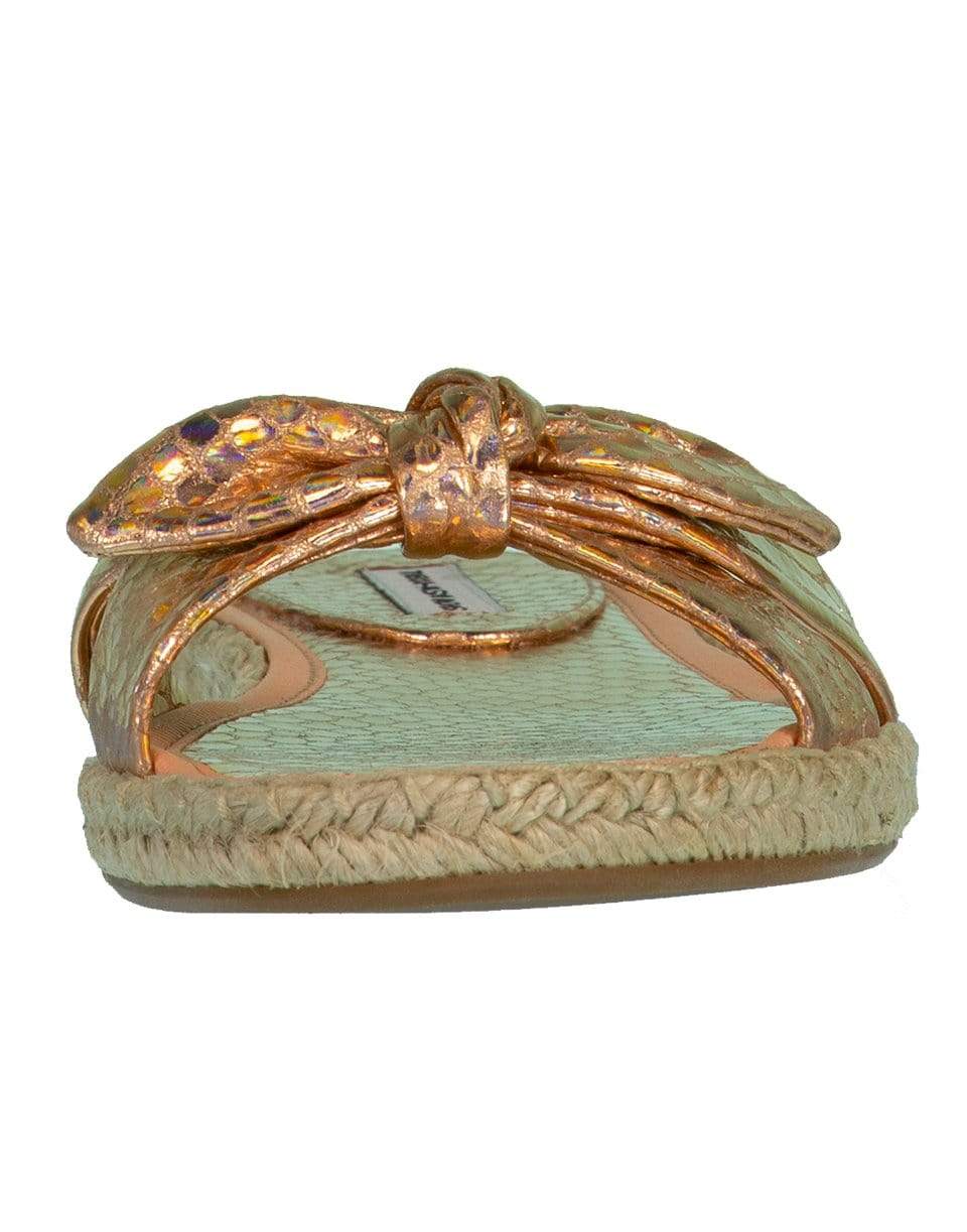 TABITHA SIMMONS-Copper Iridescent Python Heli Slide-
