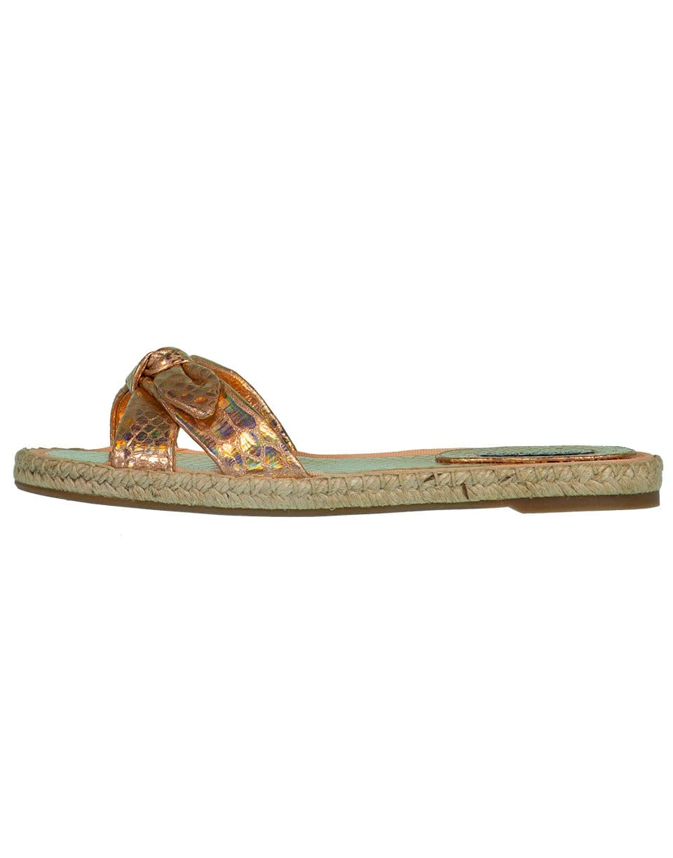 TABITHA SIMMONS-Copper Iridescent Python Heli Slide-