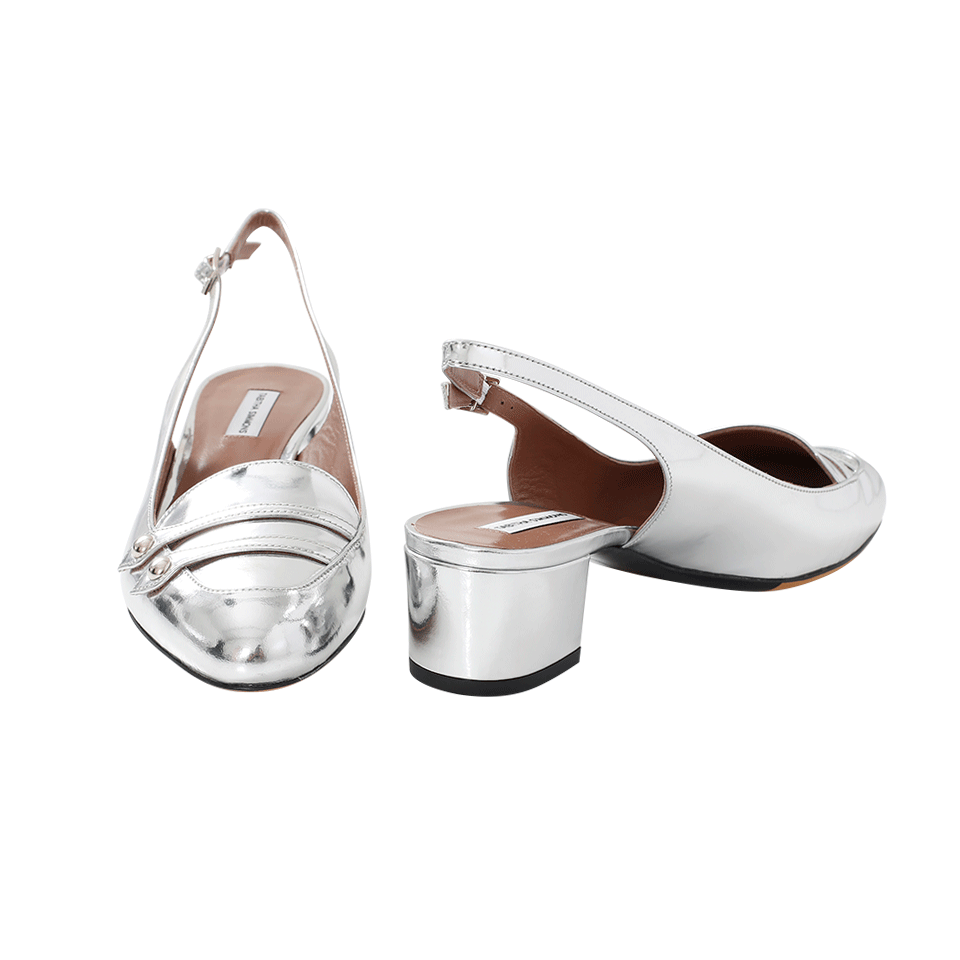 TABITHA SIMMONS-Mirror Met Calf Slingback-