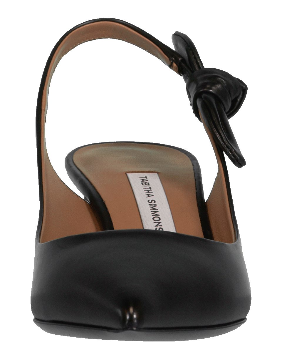 TABITHA SIMMONS-Black Rise Slingback Pump-