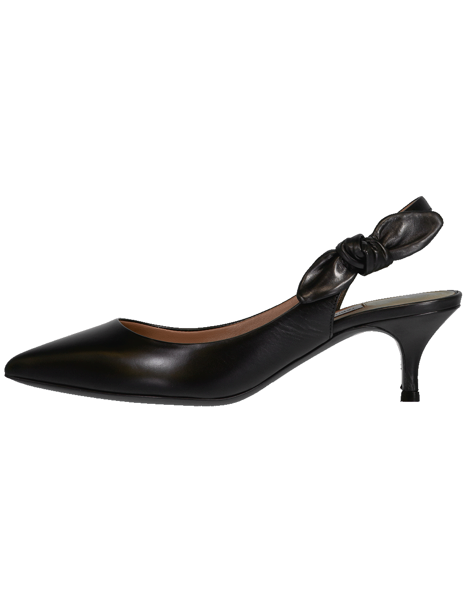 TABITHA SIMMONS-Black Rise Slingback Pump-