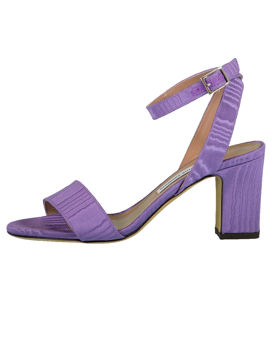 TABITHA SIMMONS-Purmoir Satin Block Heel Sandal-