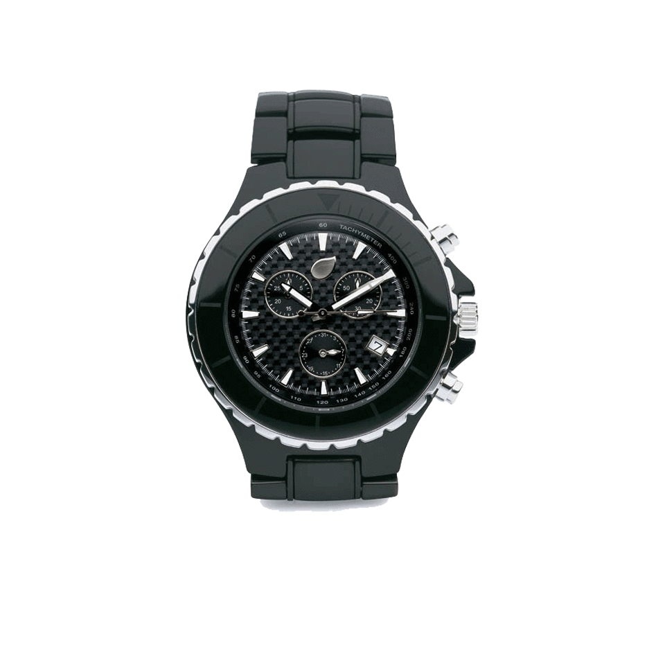TAMARA COMOLLI-Large Chronograph Watch-BLACK