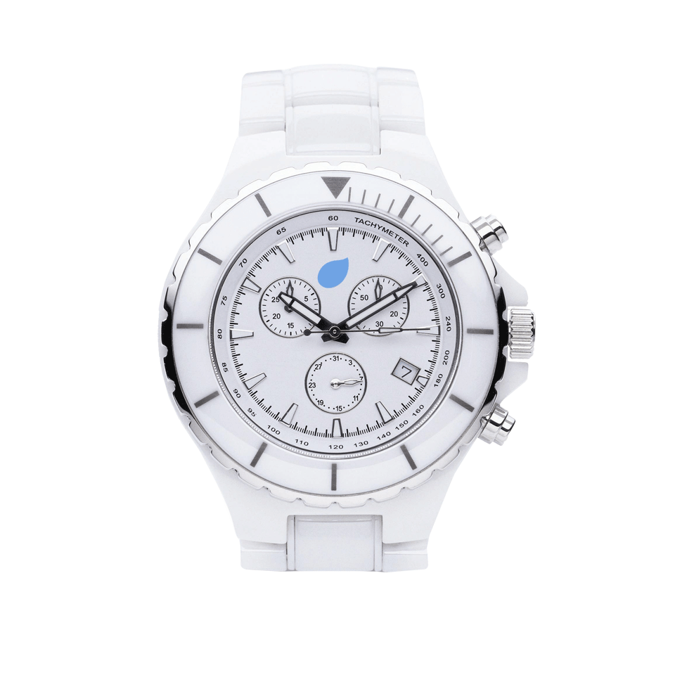 TAMARA COMOLLI-Large Chronograph Watch-WHITE