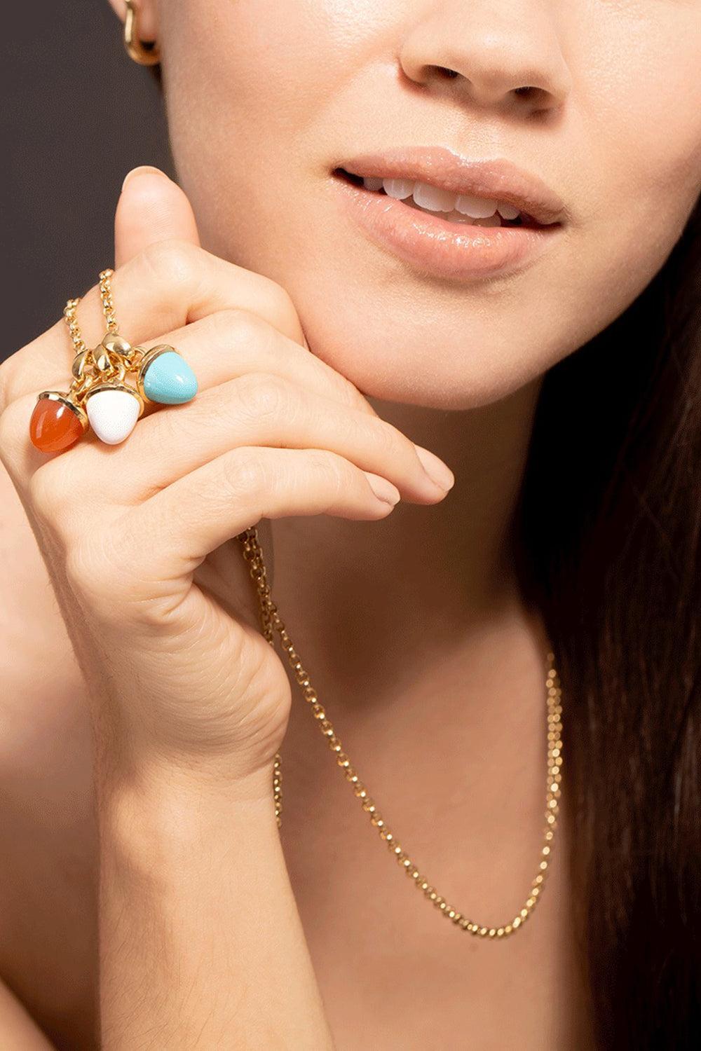 Adjustable Belcher Chain 60cm-YELLOW GOLD-JEWELRYFINE JEWELNECKLACE O-TAMARA COMOLLI