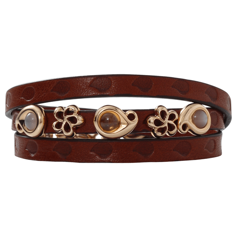 TAMARA COMOLLI-Five Slider Loopy Bracelet-ROSE GOLD