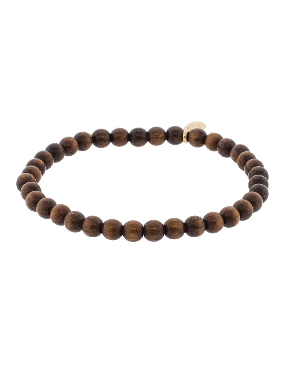 TAMARA COMOLLI-India Snake Wood Beaded Bracelet-ROSE GOLD