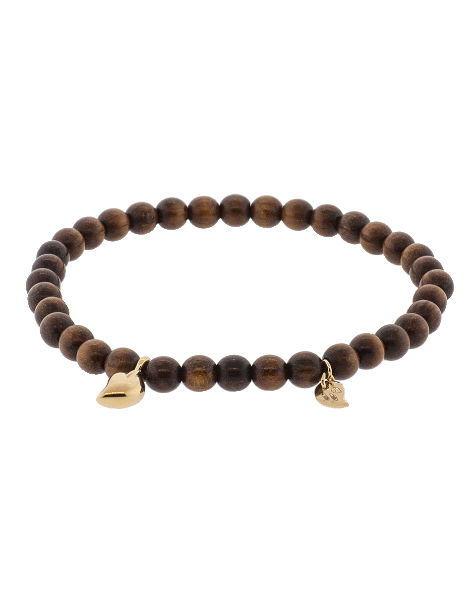 TAMARA COMOLLI-India Snake Wood Beaded Bracelet-ROSE GOLD
