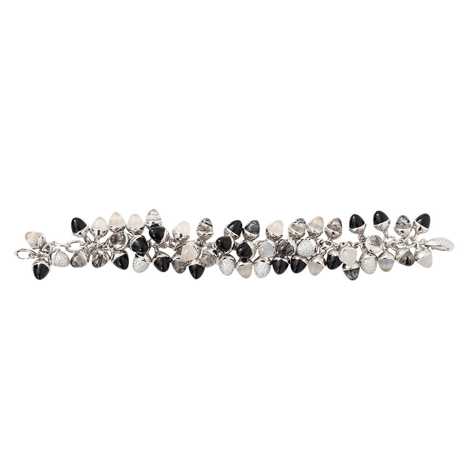 TAMARA COMOLLI-Art Deco Mikado Flamenco Bracelet-WHITE GOLD