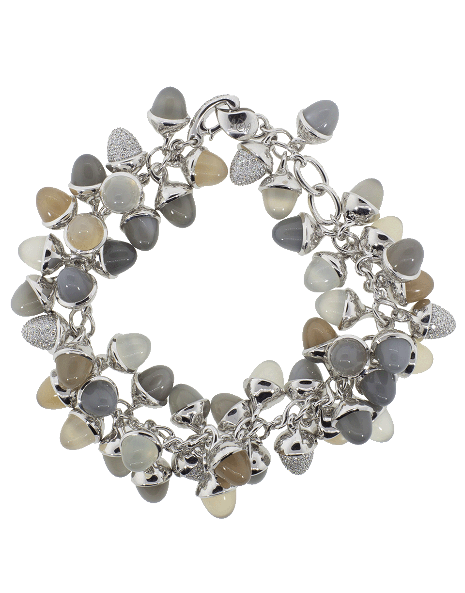 TAMARA COMOLLI-Cashmere Mikado Flamenco Bracelet-WHITE GOLD
