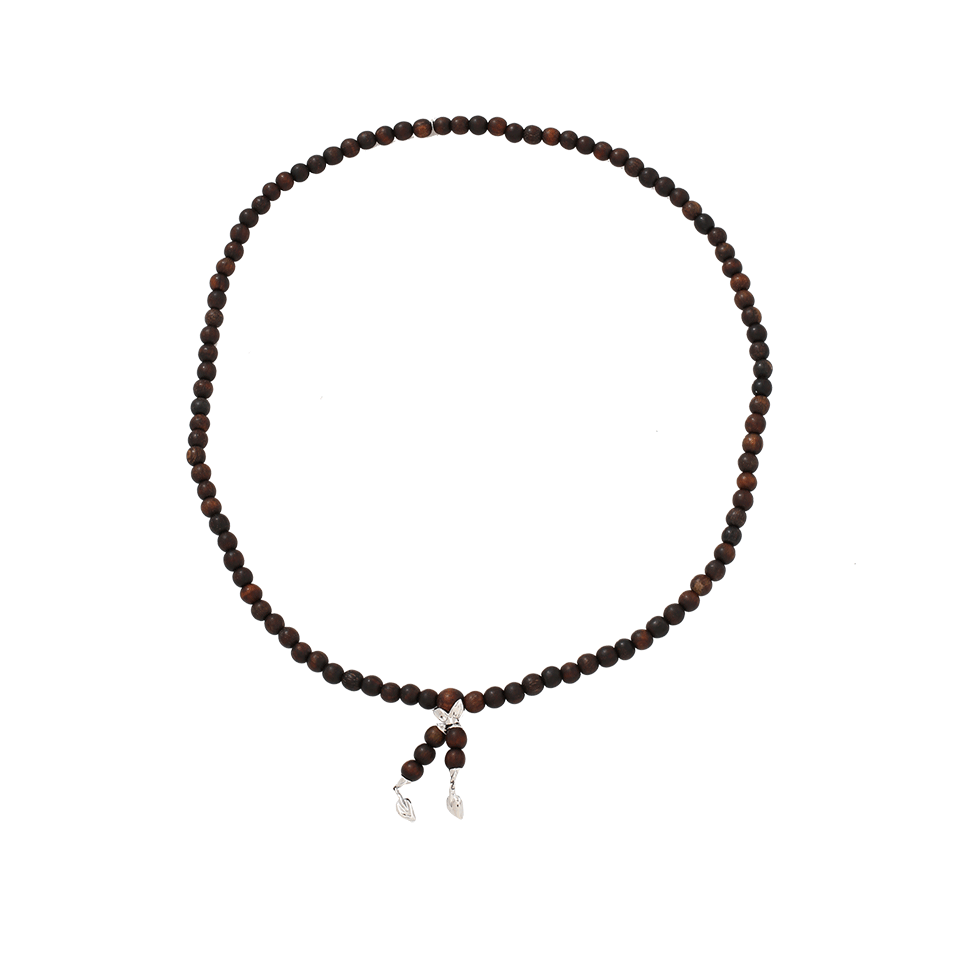 TAMARA COMOLLI-India Agarwood Wrap Bracelet-WHITE GOLD