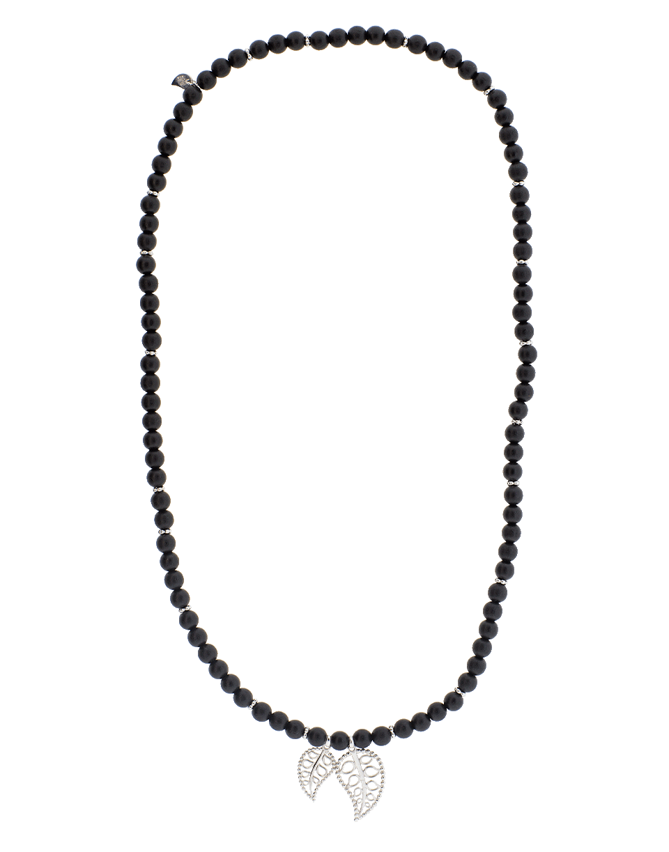 TAMARA COMOLLI-Ebony Wood India Wrap Bracelt-WHITE GOLD
