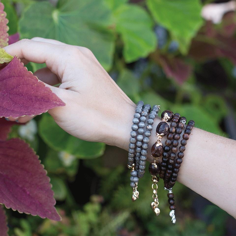 TAMARA COMOLLI-India Greywood Diamond Wrap Bracelet-WHITE GOLD