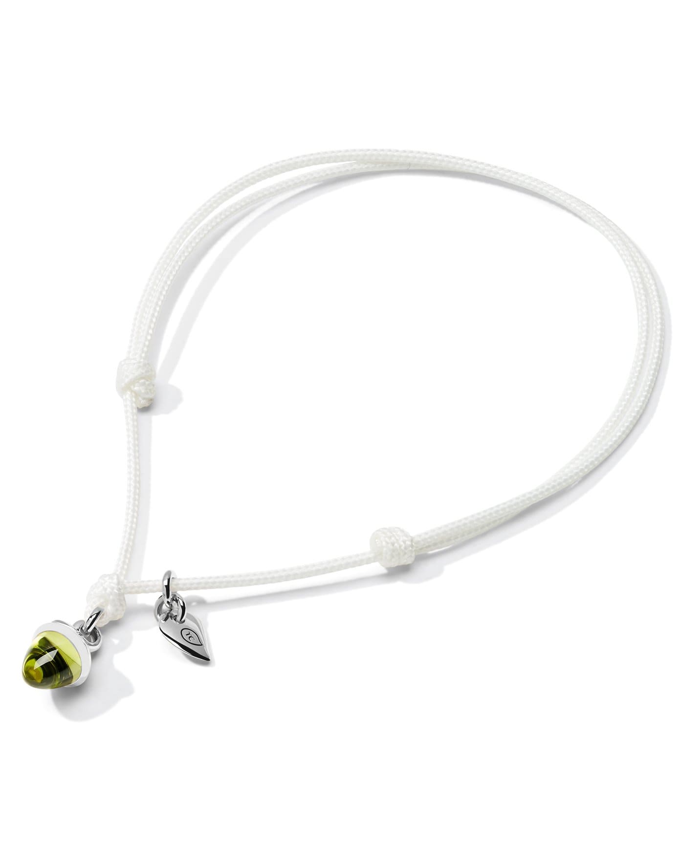 TAMARA COMOLLI-myMikado Peridot Bracelet-WHITE GOLD
