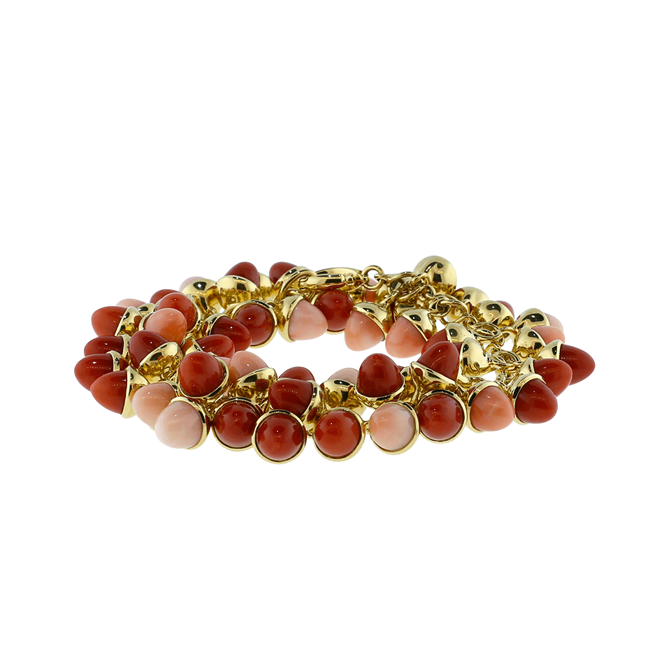 TAMARA COMOLLI-Coral Mikado Flamenco Bracelet-YELLOW GOLD