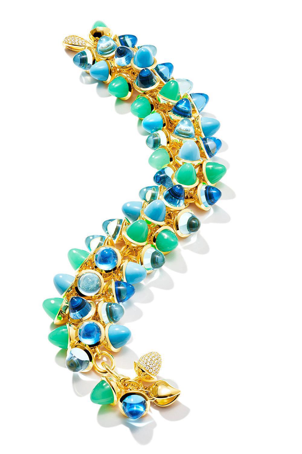 Lagoon Mikado Flamenco Bracelet-YELLOW GOLD-JEWELRYFINE JEWELBRACELET O-TAMARA COMOLLI