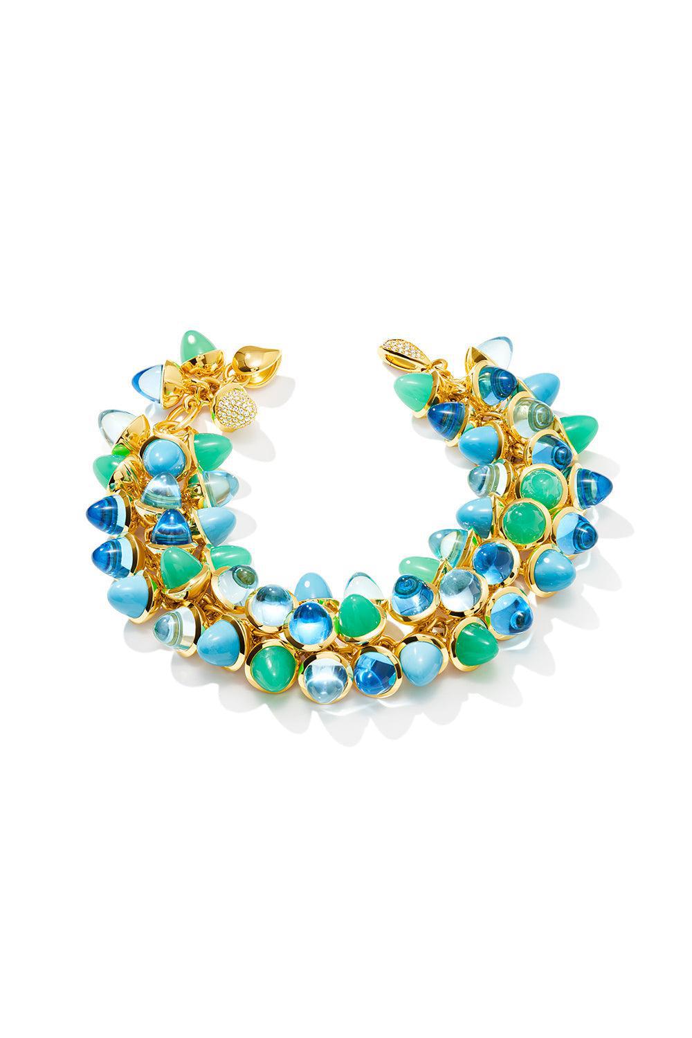 Lagoon Mikado Flamenco Bracelet-YELLOW GOLD-JEWELRYFINE JEWELBRACELET O-TAMARA COMOLLI