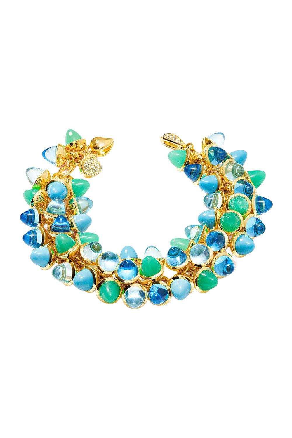 Lagoon Mikado Flamenco Bracelet-YELLOW GOLD-JEWELRYFINE JEWELBRACELET O-TAMARA COMOLLI