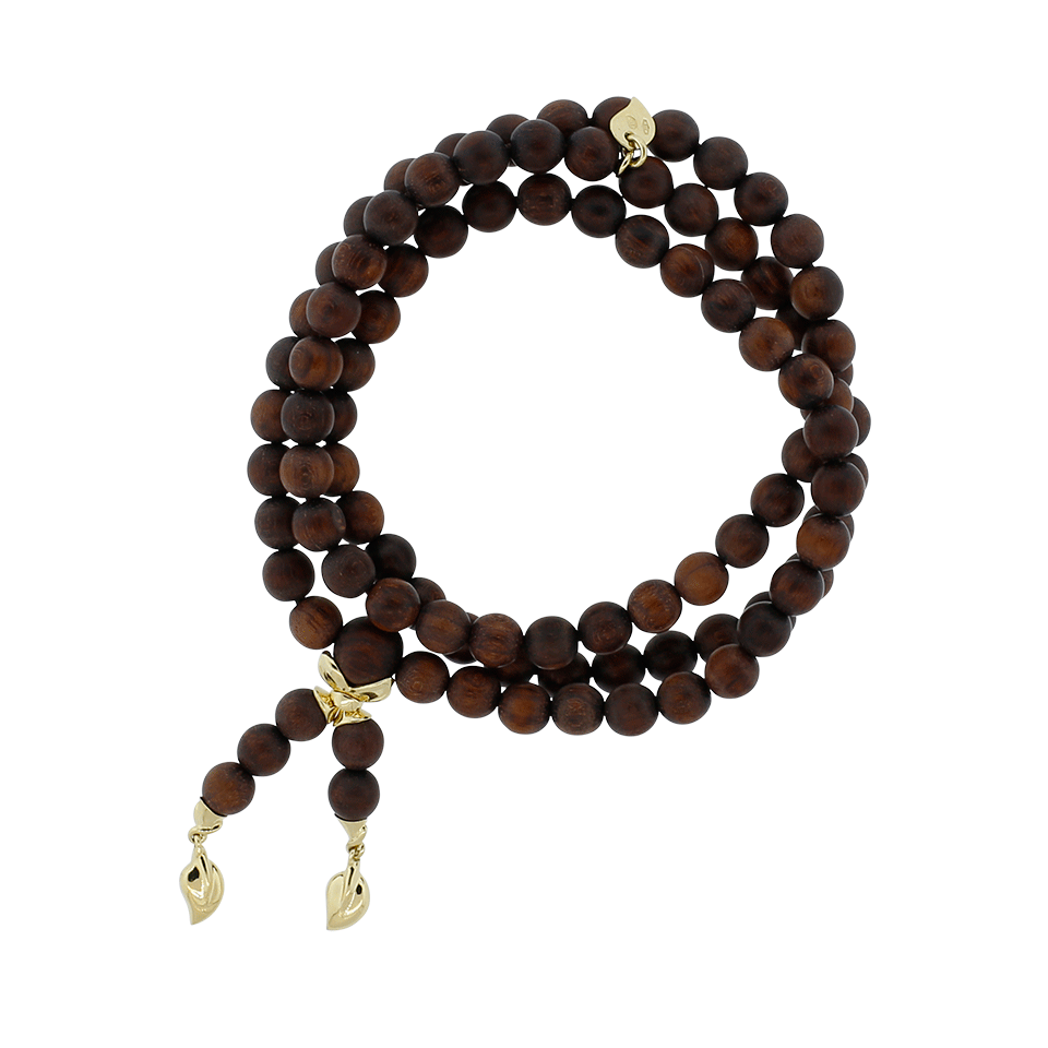 TAMARA COMOLLI-India Snakewood Diamond Wrap Bracelet-YELLOW GOLD