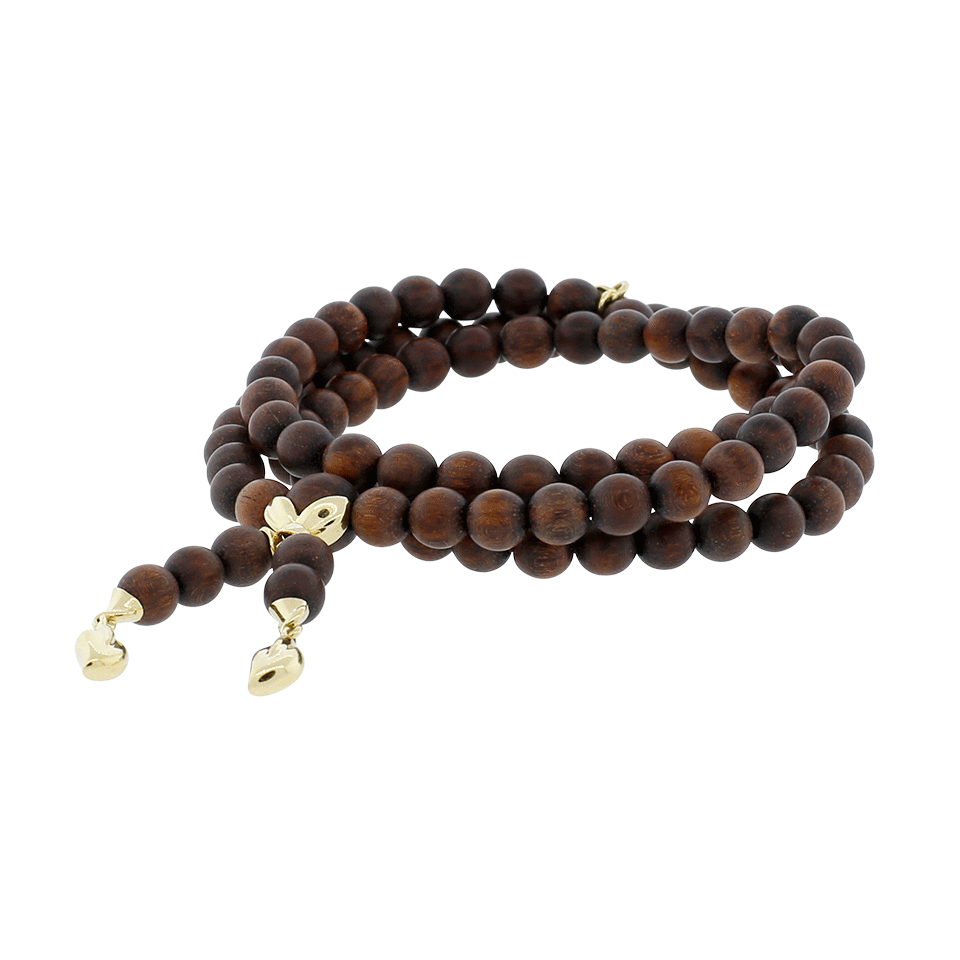 TAMARA COMOLLI-India Snakewood Diamond Wrap Bracelet-YELLOW GOLD