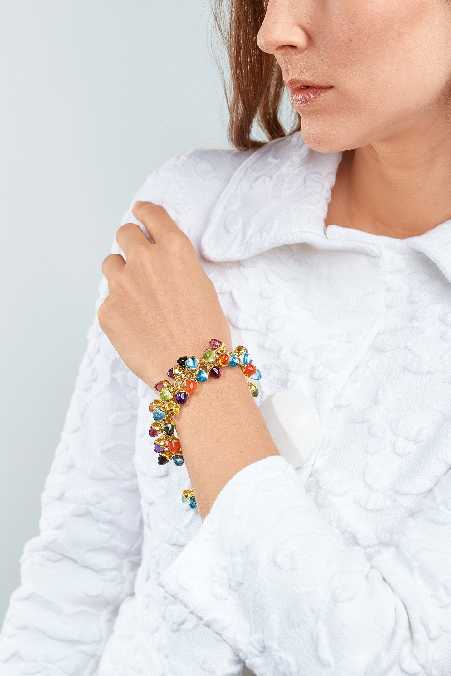 TAMARA COMOLLI-MIKADO Flamenco Bracelet Candy-YELLOW GOLD