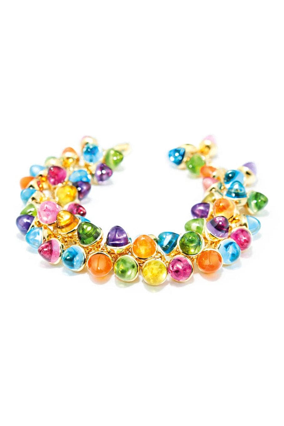TAMARA COMOLLI-Mikado Flamenco Candy Bracelet-YELLOW GOLD