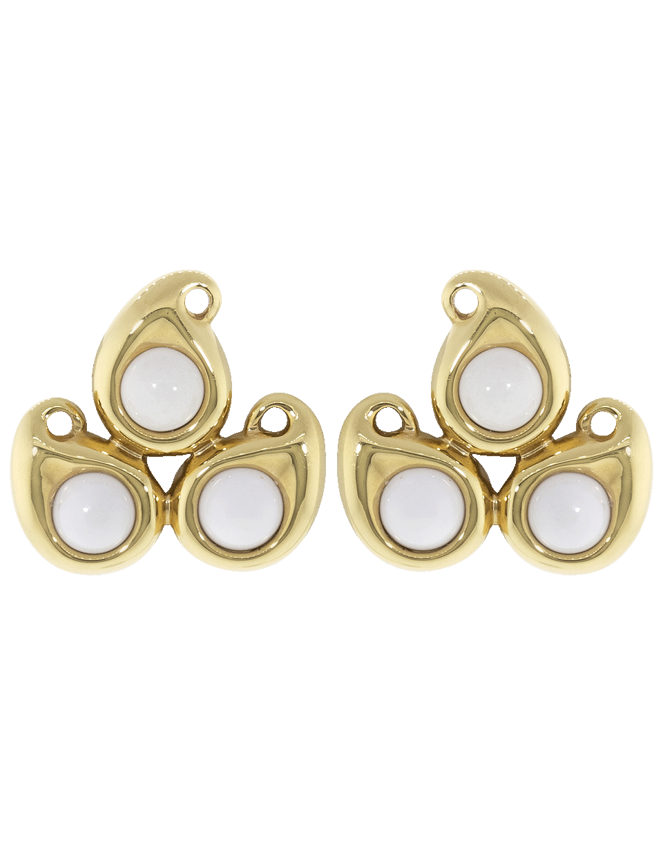 TAMARA COMOLLI-Paisley Empire Cacholong Earrings-ROSE GOLD
