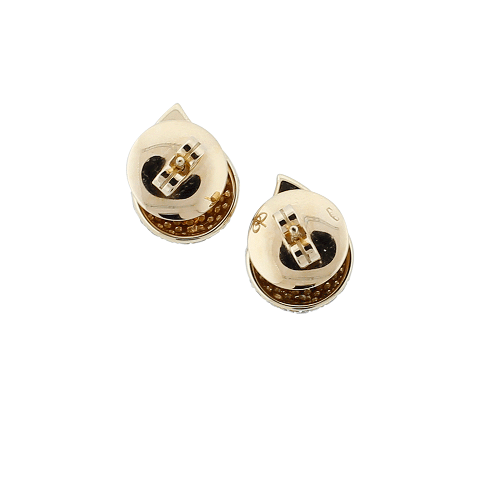 TAMARA COMOLLI-Pave Diamond Signature Earrings-ROSE GOLD