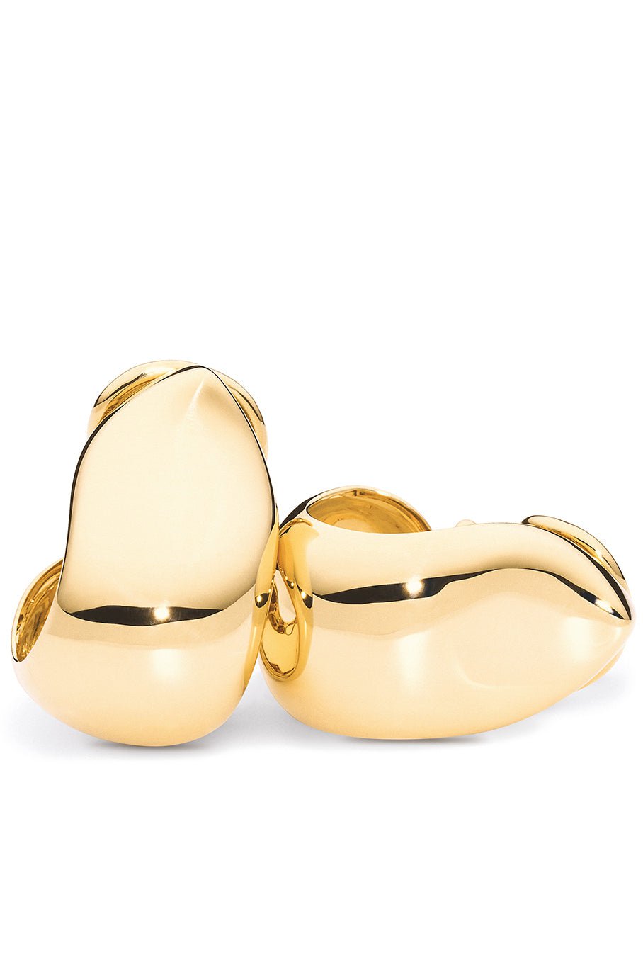 TAMARA COMOLLI-Large Signature Clip Hoops-YELLOW GOLD