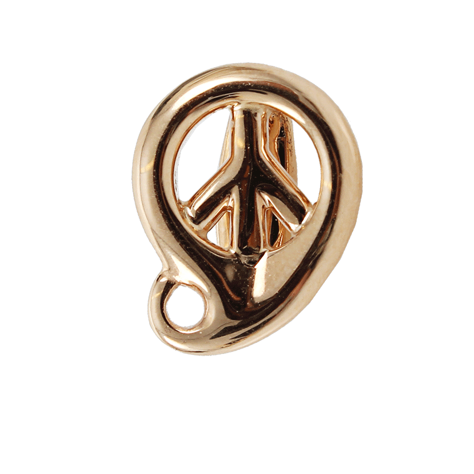 TAMARA COMOLLI-Peace Sign Slider Pendant-ROSE GOLD