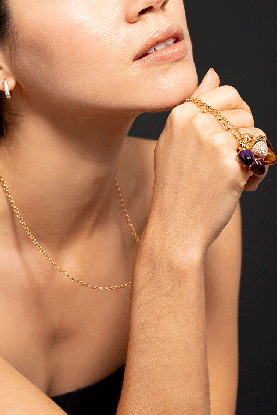 TAMARA COMOLLI-90CM 2.8MM Belcher Chain-ROSE GOLD